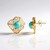 Orecchini in argento con Turchese Sleeping Beauty (Ornaments by de Melo)