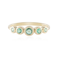 Russischer Smaragd-Goldring (de Melo Gold)