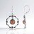 Boucles d'oreilles en argent et Rhodochrosite (Desert Chic)