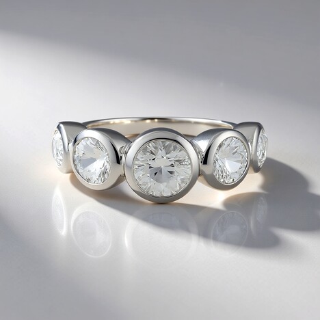 Anello in argento con Zircone