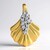Ciondolo in argento con Diamante I1 (G) (Annette)