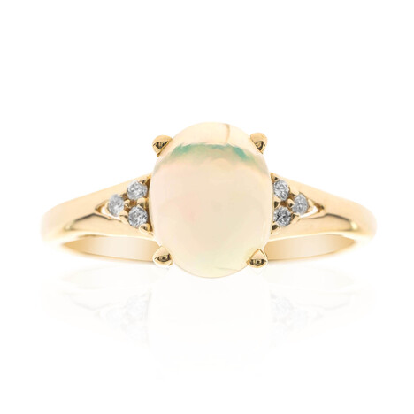 Anillo en oro con Ópalo Welo AAA (CIRARI)