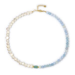 Collana in argento con Grandidierite