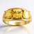 Anello in oro con Berillo Dorato (de Melo Gold)
