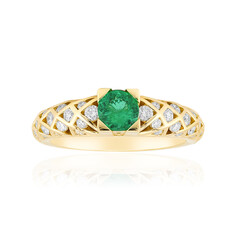 14K AAA Ethiopian Emerald Gold Ring (de Melo)