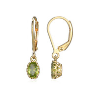 Orecchini in argento con Peridoto