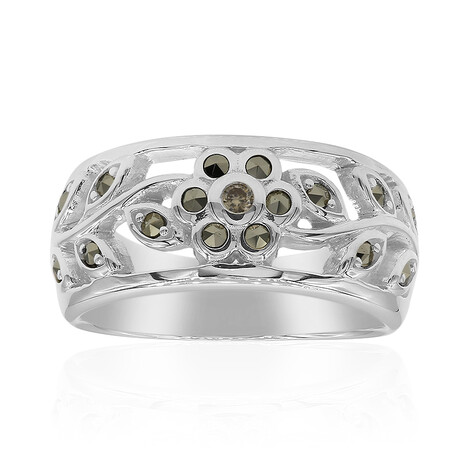 SI1 Argyle-Rose de France-Brillant-Silberring (Annette classic)