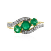 Tansania-Smaragd-Goldring