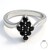 Anello in argento con Spinello Nero