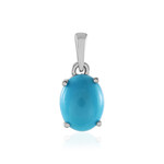 Sleeping Beauty-Türkis-Silberanhänger