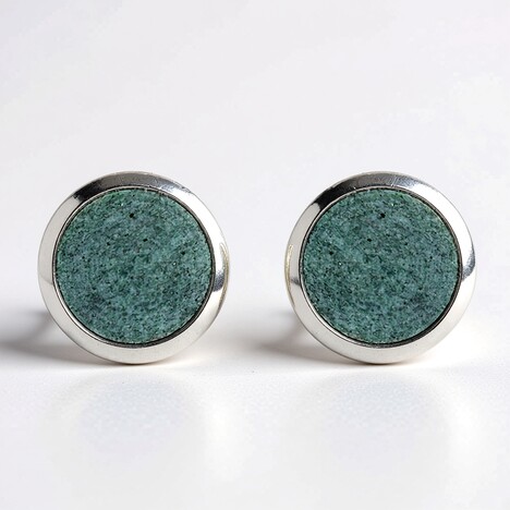Orecchini in argento con Fuchsite (dagen)