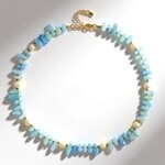 Collana in argento con Acquamarina Brasiliana (Riya)