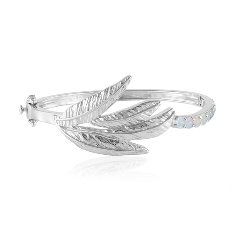 Welo Opal Silver Bangle (SAELOCANA)