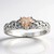 Anello in argento con Morganite
