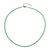 Collar en plata con Aventurina verde