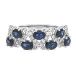 14K Ceylon Blue Sapphire Gold Ring (CIRARI)