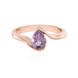 Anello in argento con Ametista Rose de France