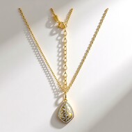 Collana in argento con Zircone (Adela Silber)