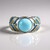 Anello in argento con Larimar (Adela Silber)