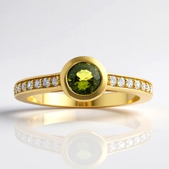 Anello in argento con Idocrasio