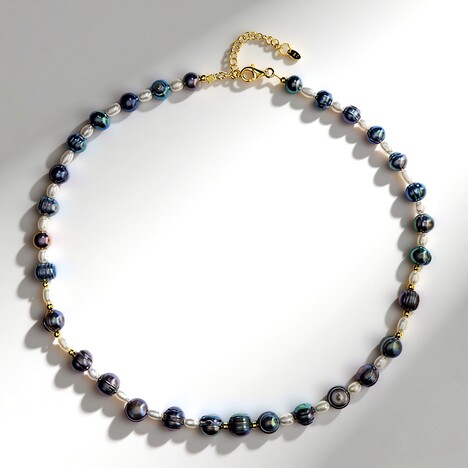 Collana in argento con Perla Mistica d'Acqua Dolce