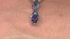 Pendentif en argent et Tanzanite (Pallanova)