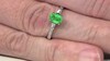 Gouden ring met een AAA Zambia smaragd (CIRARI)