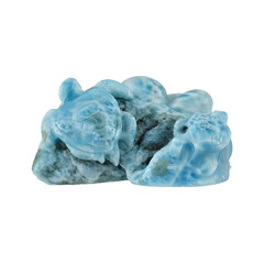 Figurine et Larimar