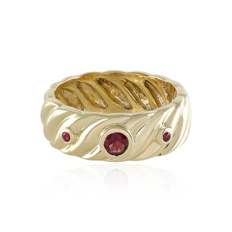 Edelroter Spinell-Goldring (Adela Gold)