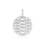 Zircon Silver Pendant