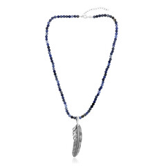 Sodalith-Silberhalskette (Jones Lee)