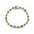 Bracciale in argento con Smeraldo Zambia (Gems en Vogue)