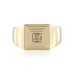 Bague en argent et Diamant chocolat I2