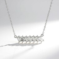 Collier en argent et Zircon