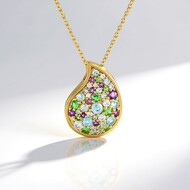 Collier en argent et Zircon de Ratanakiri (KM by Juwelo)