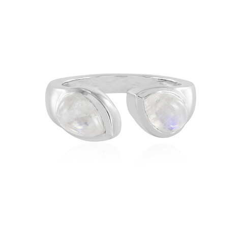 Blauer Mondstein-Silberring (KM by Juwelo)