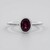 Anello in argento con Rodolite