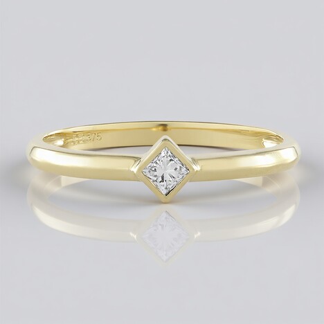 Anello in oro con Diamante SI2 (H)
