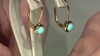 Pendientes en plata con Turquesa bella durmiente
