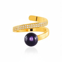 Siberian Amethyst Silver Ring (de Melo Essence)