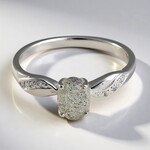 Anello in argento con Labradorite
