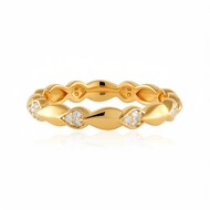 Anello in argento con Diamante I2 (H) (de Melo Essence)