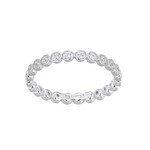 Zilveren ring met zirkonen (Adela Silber)