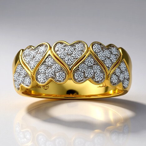 Anello in oro con Diamante SI1 (G) (Annette)