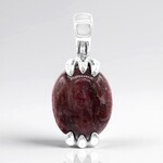 Ciondolo in argento con Thulite