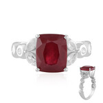 Zilveren ring met een Madagaskar Robijn (de Melo Essence)