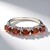 Anello in argento con Granato Malaya