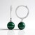 Orecchini in argento con Malachite (MONOSONO COLLECTION)