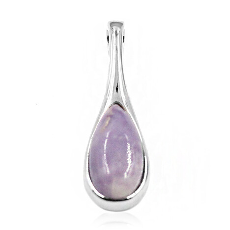 Pendentif en argent et Fluorite opalisée
