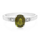 Bague en argent et Tourmaline cuprifère
